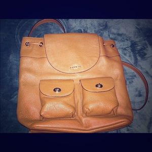 ❌SOLD Coach leather backpack